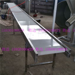 0914 食品輸送機(jī)工業(yè)流水線 皮帶傳送機(jī) 裝配線 爬坡機(jī) 輸送帶 欒城區(qū)勝達(dá)不銹鋼制品加工廠