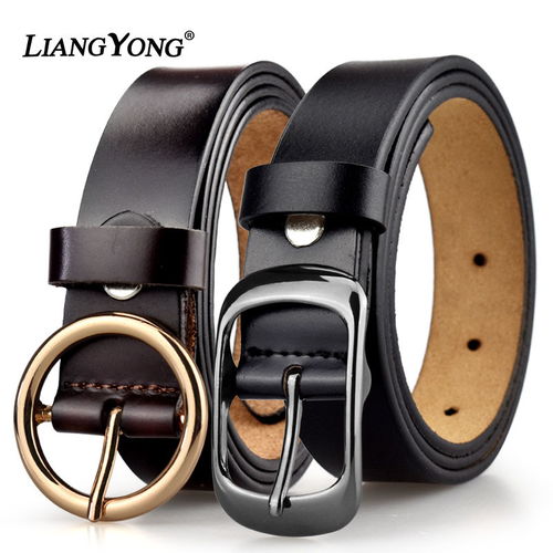 liangyong女式真皮褲皮帶女士學(xué)生韓版百搭社會潮休閑純牛皮腰帶,一品好特惠