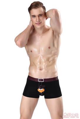 【杰思誠2017小鳥款男士內(nèi)褲平角褲印花腰帶莫代爾純棉個性內(nèi)褲男廠家批發(fā)NK11】義烏市華兔服飾廠 - 產(chǎn)品庫