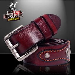 精品進口意大利牛皮腰帶 手工韓版潮流男士休閑復古 頭層真皮皮帶
