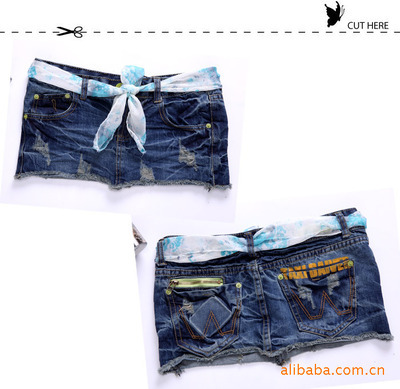 【網(wǎng)店代理代銷批發(fā) 春秋裝新款 批發(fā) 配腰帶 牛仔迷你裙 短裙】價(jià)格,廠家,圖片,半身裙,趙凌燕-